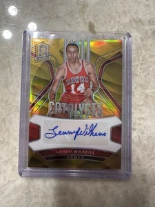 2023-24 Spectra LENNY WILKENS Catalysts Signatures Auto Gold Prizm /10 SP Card - Bild 1 von 5