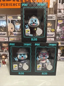 Thrilljoy Bloo Vinyl Figur SDCC Limited Edition Sammlerstück 3er Set - Bild 1 von 2