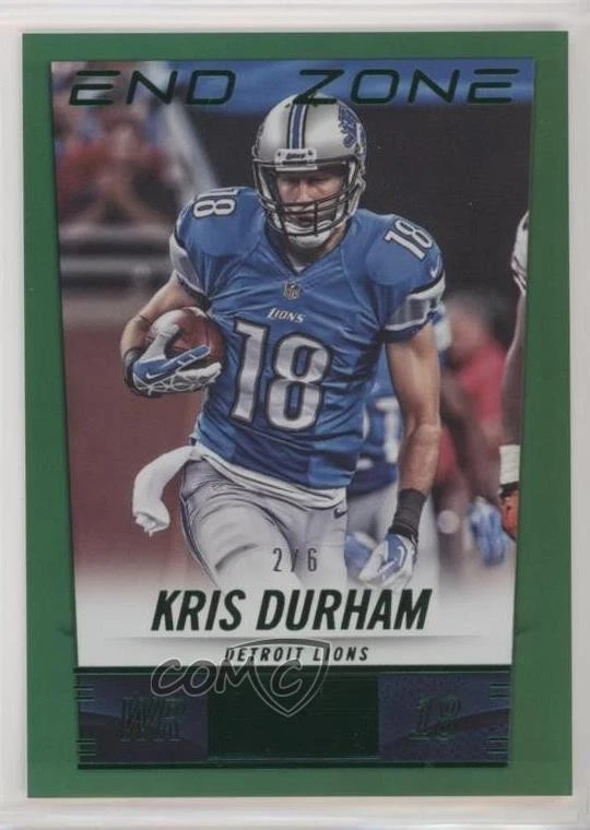 2014 Panini Hot Rookies End Zone /6 Kris Durham #75 - Image 1 of 2