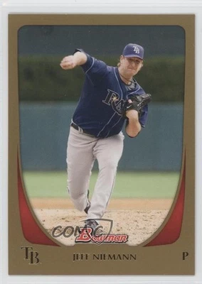 2011 Bowman Gold Jeff Niemann #16 - Image 1 of 2