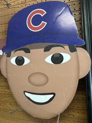 Firmado Addison Russel MLB Chicago Cubs cabeza grande autógrafo Foto 1 de 2