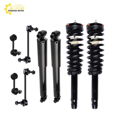 For 2010 - 2012 FORD FUSION 2.5L Struts Shock Absorbers Sway Bars Front & Rear - Image 1 of 4