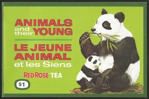 LIPPTON (TEA)-EMPTY ALBUM- ANIMALS AND THEIR YOUNG 1991 - Picture 1 of 2