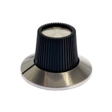 YEHUIMEI 10 Stück Drehknopf 6mm Potentiometer Knöpfe Für E-Gitarre Acryl Lautstärke Ton Knöpfe-Schwarz