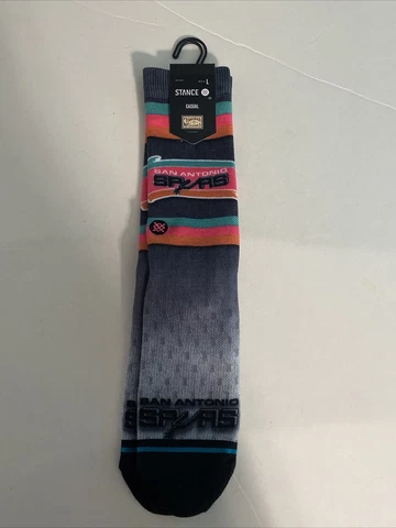 Stance NBA Fader Crew Socks - San Antonio Spurs Cover