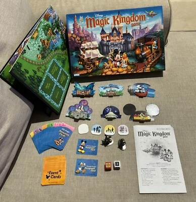 Disney Magic Kingdom Theme Park Board Game Parker Brothers 2004 -  Incomplete - Image 1 of 4