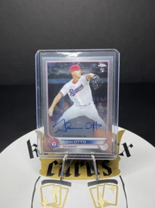2022 Topps Chrome Glenn Otto Rookie Auto!! Texas Rangers!! - Picture 1 of 2