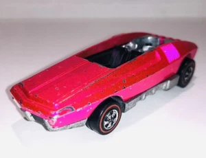 Redline Hotwheels Pink 1969 Whip Creamer Mattel Collectors Toy Car - Picture 1 of 7