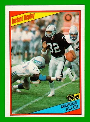 Ahmad Rashad Minnesota Vikings 1981 Topps #457 Super Action - Image 1 of 2