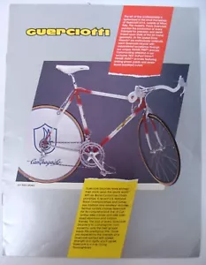 ~ 80's Guerciotti Road Bicycle Catalog Carbonio GLX 7800 Campagnolo C Record ~ - Picture 1 of 5