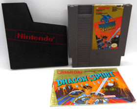 Dragon Spirit: The New Legend Nintendo NES Authentic Cart, Manual, Dust Sleeve