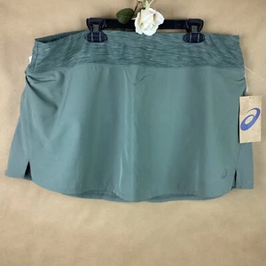 ASICS Women’s Golf Green Skort Skirt Athleisure Activewear Tennis Size XL NWT - Picture 1 of 5
