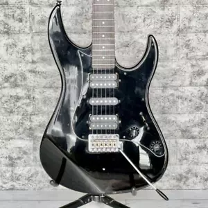 Yamaha YGX121P Black ST type Advanced Form Electric Guitar Used From Japan - Picture 1 of 12