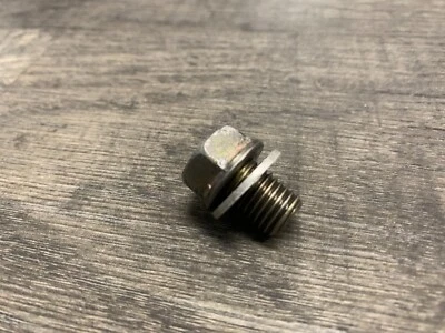 1995-2025 ZX6R ZX636 Kawasaki Ninja cárter de aceite tapón de drenaje perno 92066-1174 OEM Foto 1 de 3