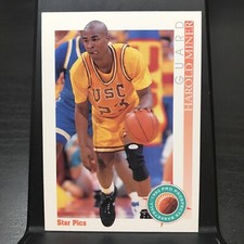1992-93 #84 Harold Miner Star Pics USC Trojans / Heat RC