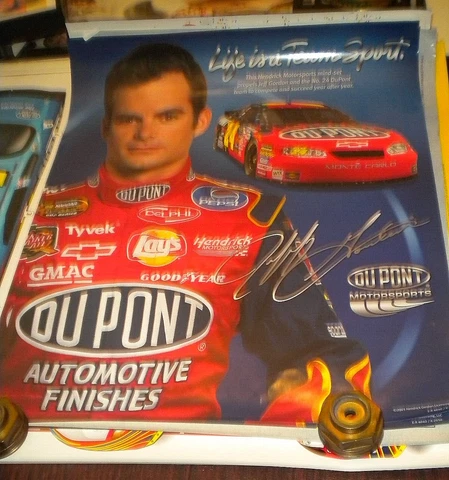 2005 Jeff Gordon "Life is a Team Sport" Poster, Hendrick Gordon, 22"x 18", NOS Cover