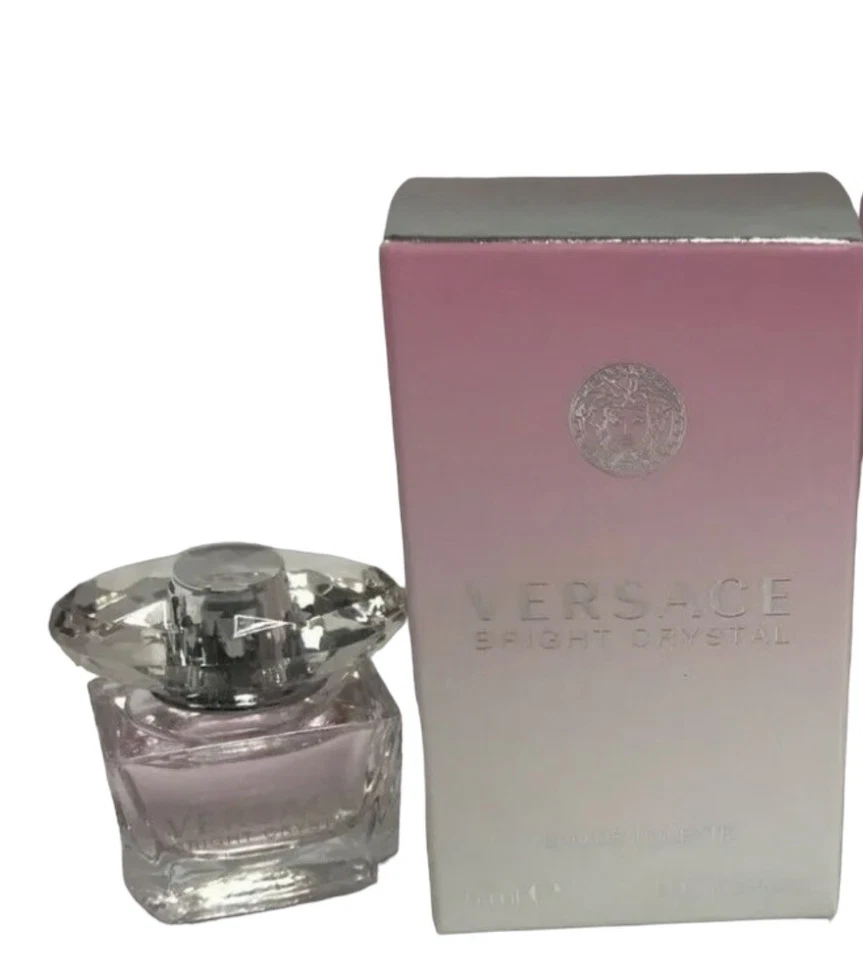 VERSACE Cristal Brillante 0.17 OZ-5 ML EDT Splash Mujeres Nuevo en Caja Foto 1 de 1