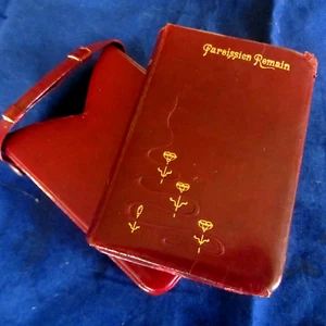 ABSOLUTELY BEAUTIFUL PAROISSIEN ROMAIN--RED LEATHER W/ CASE, 1899,  EXC.COND. - Bild 1 von 12