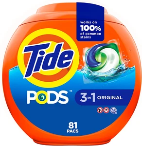 PODS Laundry Detergent Soap PODS, High Efficiency (HE), Original Scent, 81 Count - Picture 1 of 12
