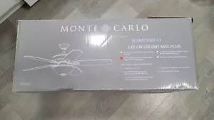 Ceiling Fan Light Monte Carlo Colony LED 52" 5 Rev Blades Glass Fixture Missing - Picture 1 of 24