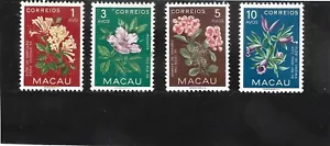 MACAU FLOWERS STAMPS (1953) MHNG /MNH - Picture 1 of 1