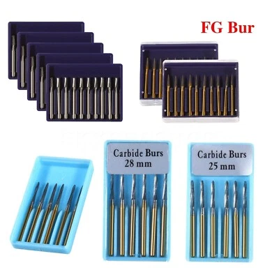 Acero de Dental Tungsteno FG Fresas de Carburo para Alta Velocidad /Zekrya FG Foto 1 de 2