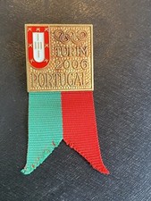 Torino Olympics 2006, Portugal’s NOC Team Pin With Ribbon.