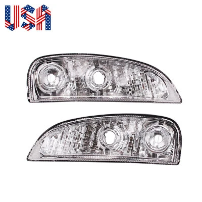 Un par de luces de señal de giro delanteras izquierda y derecha aptas para Porsche Cayenne 2008-10 EE. UU. Foto 1 de 4