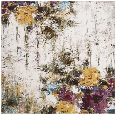 Safavieh Power Loomed Aria Collection Cream / Olive Area Rugs - ARA167A - Image 1 of 3