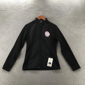 Storm Creek Hot Dash Marathon Jacket Womens Small Black Full Zip Long Sleeve NEW - Picture 1 of 11