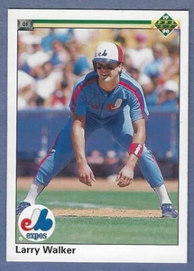 1990 Upper Deck #466 Larry Walker Rookie Card Expos HOF 2020! - Picture 1 of 1