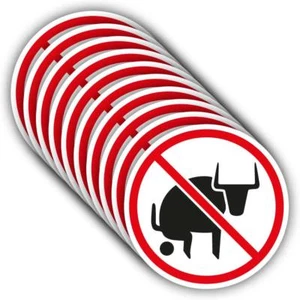 (10) NO BULLSHIT Hard Hat Decal VINYL STICKER Label Safety Safe HELMET FUNNY  - Picture 1 of 1