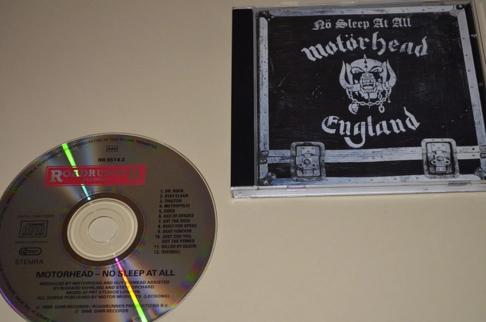 Motörhead – Nö Sleep At All /Roadrunner Records 1988 / Germany / Rar - Bild 1 von 2