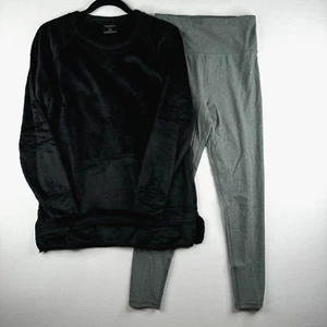 32 Degrees Heat Women’s 2 Piece Lounge Set Plush Tunic Top Crew Neck & Leggings - Picture 1 of 23