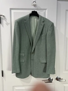 Ralph Lauren Purple Lable Mint Green Wool & Alpaca Sports Jacket Blazer 44L 54EU - Picture 1 of 11