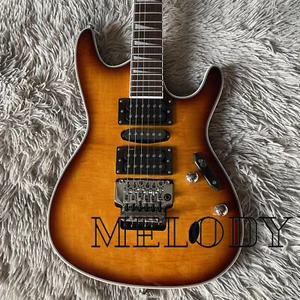 Unbranded 6 Strings Electric Guitar Maple Neck Solid Basswood Body HSH Pickups - Picture 1 of 9