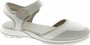 NIB AEROSOLES Grey Combo Keep Track Sandal Flats Grey & White Shoes 11 $79.00 - Picture 1 of 2