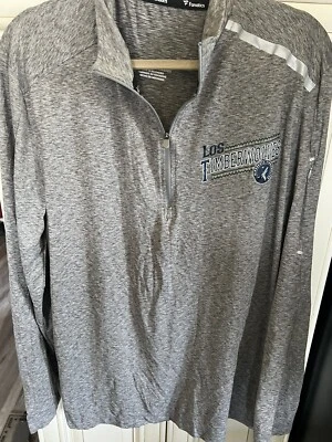 Baloncesto NBA Minnesota Timberwolves 1/4 cremallera para hombre grande alto Dri Fit Foto 1 de 4
