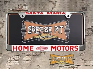 Marco de placa de matrícula para Chevrolet Santa María de Home Motors - Imagen 1 de 3