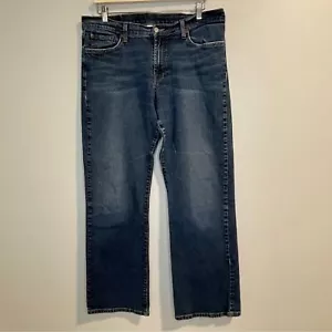 Jeans dritti Lucky Brand donna lavaggio OL brigade altezza media 5 tasche 16/33 - Foto 1 di 7
