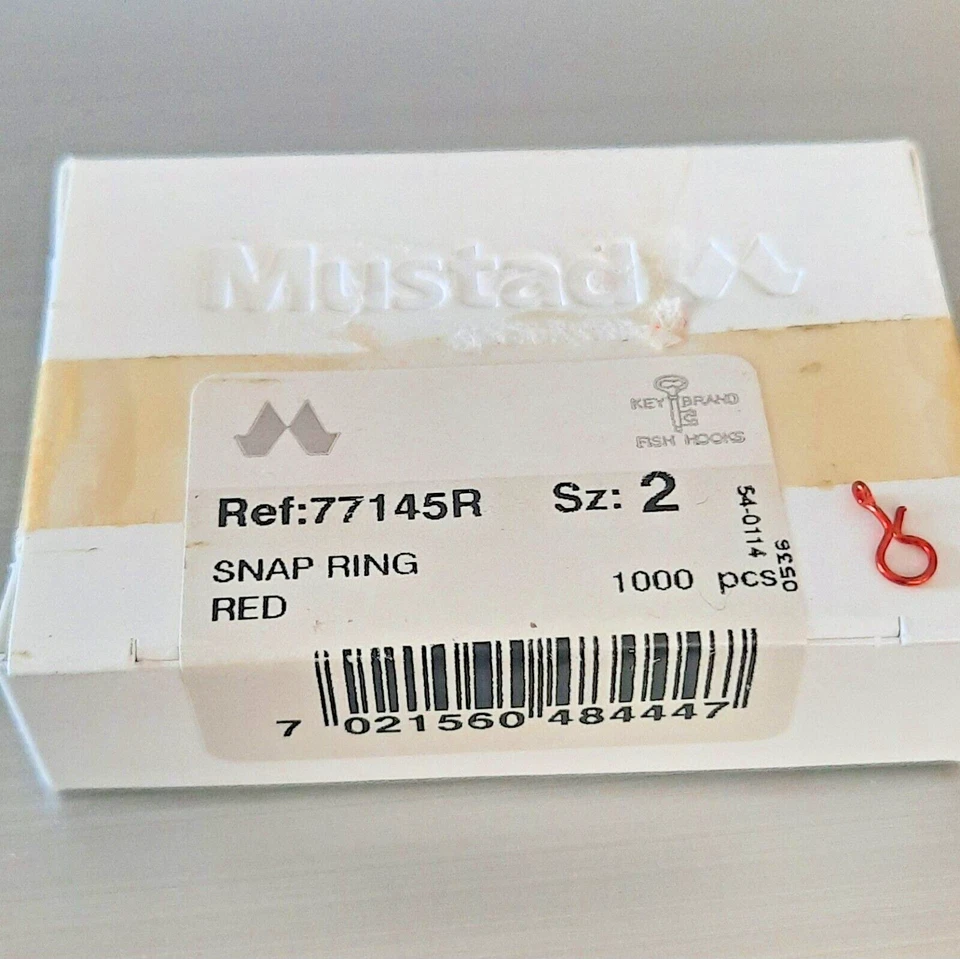 Anillo Mustad Snap Talla 2 ¡Paquete de 1000! Foto 1 de 4