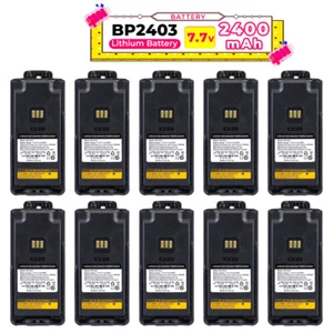 10 SZTUK 2400mAh BP2403 Bateria z klipsem do paska kompatybilna z Hytera HP700 HP780 - Zdjęcie 1 z 12