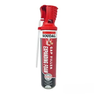x12 Professional Soudal Expanding Foam Genius Gun Grade Soudafoam Gap Filler - Picture 1 of 3