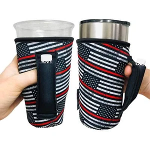 Red Line 20oz Large Coffee / Tea / Tumbler Handler™ - Picture 1 of 4