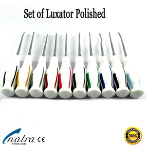 10 pz elevatori radici dentali bianchi chirurgia orale PDL allentamento denti lussativo - Foto 1 di 11