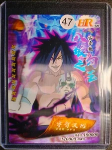 HR Madara Uchiha Naruto Trading Card Anime CCG TCG FREE COMBINE SHIPPING - Picture 1 of 2