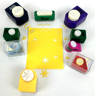 5 McGill Craftivity & Family Treasures Scrapbooking Crafting Paper Punches Lot - Image 1 of 4