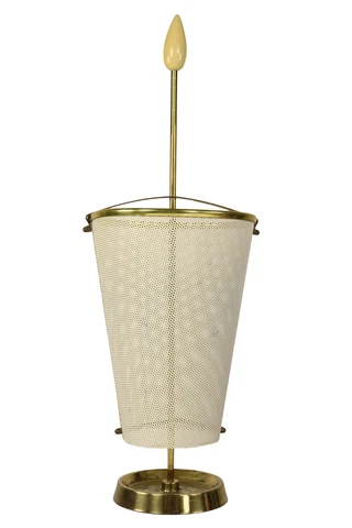 French Umbrella Stand Mathieu Matégot Design Perforated Metal Sheet 1950's Cover