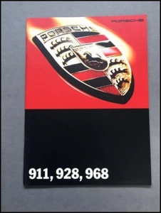 1995 Porsche 911 Carrera 928GTS 968 24-page Original Car Sales Brochure Catalog - Picture 1 of 11