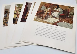 Great Moments in Medicine - Oil Painting Reproduction print set.  Parke Davis Co - Picture 1 of 4